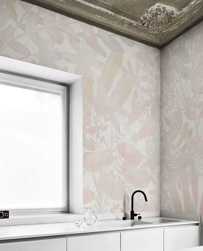 carta da parati London Art Wallpaper motivo floreale